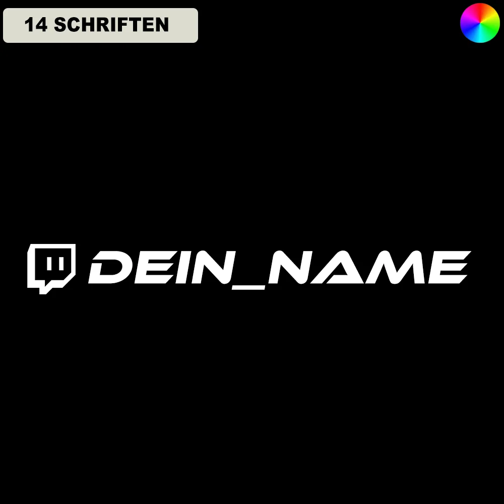 Twitch Aufkleber